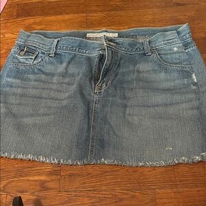 Old Navy Blue Denim Pencil Skirt